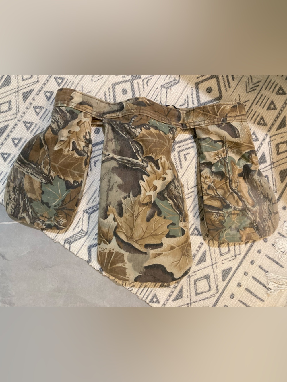 Vintage Walls Camo Game & Shell Carrier waist belt USA made
